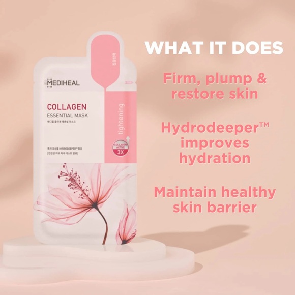 19x Mediheal Korean COLLAGEN Essential Sheet Face Mask - Picture 4 of 6